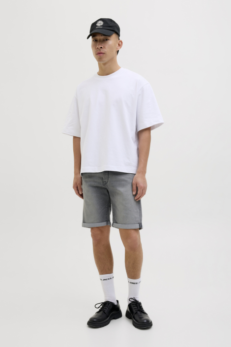 Jack & Jones grijze heren korte broek