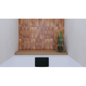 Wandtegel Lush 6,9 cm x 24 cm keramiek honing geel 0,53 m²