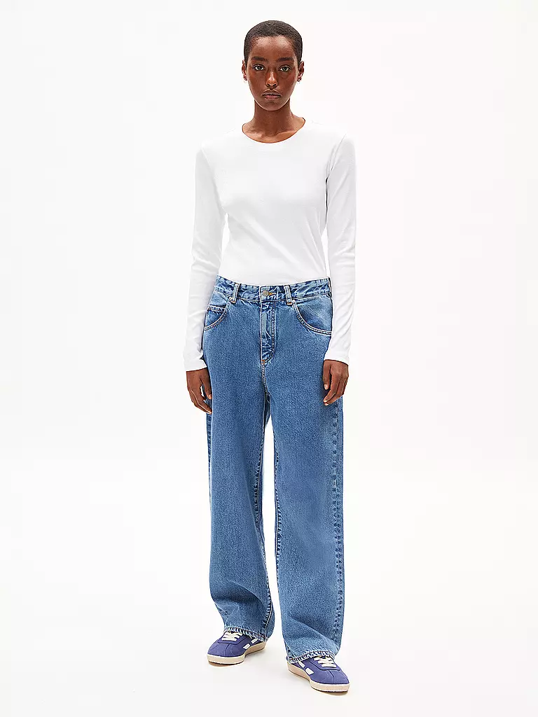ARMEDANGELS Jeans Wide Leg HAAYI hellblau