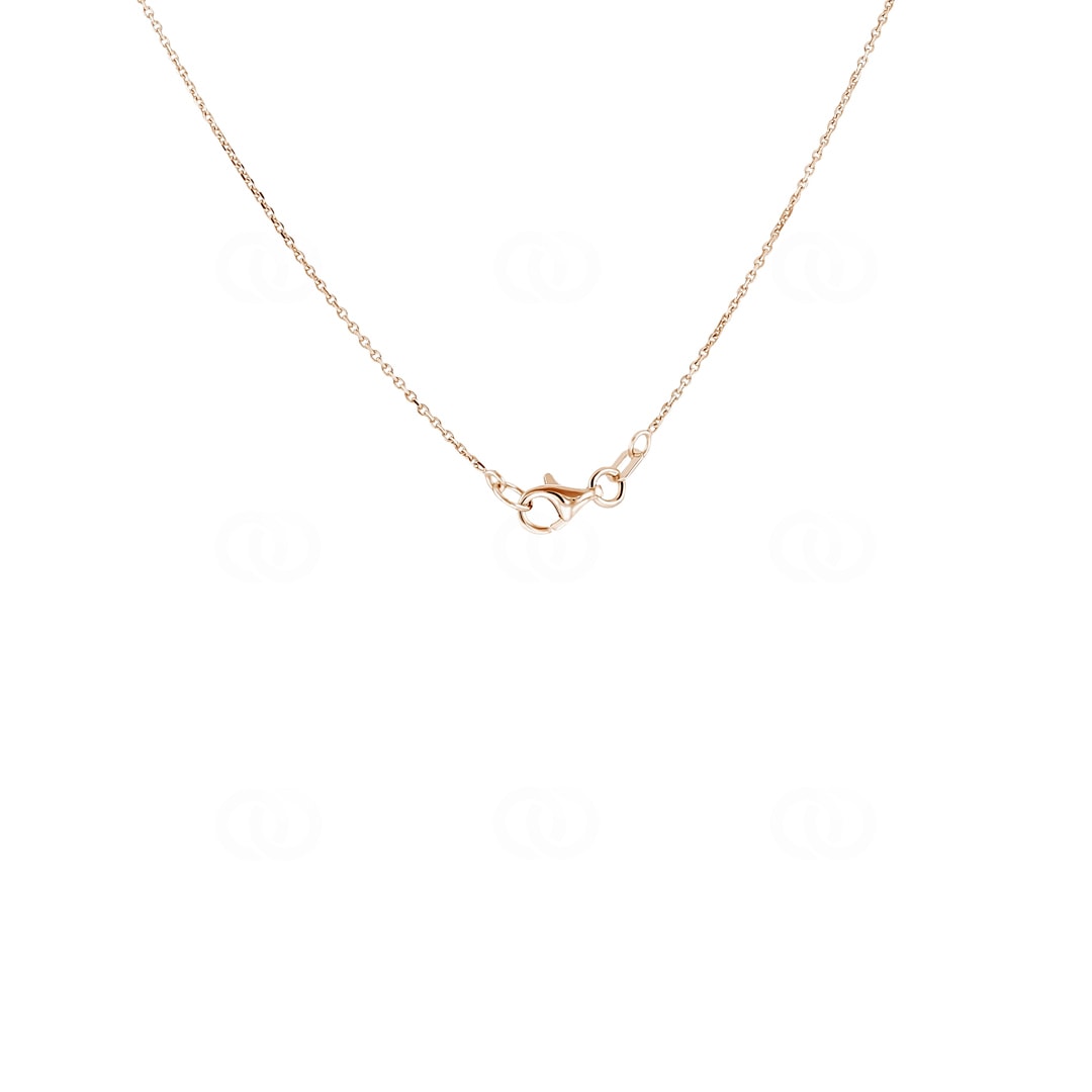 Collier mit Anhänger 750/18 K Roségold mit Diamanten 0.48 ct H/si by CHRISTIAN