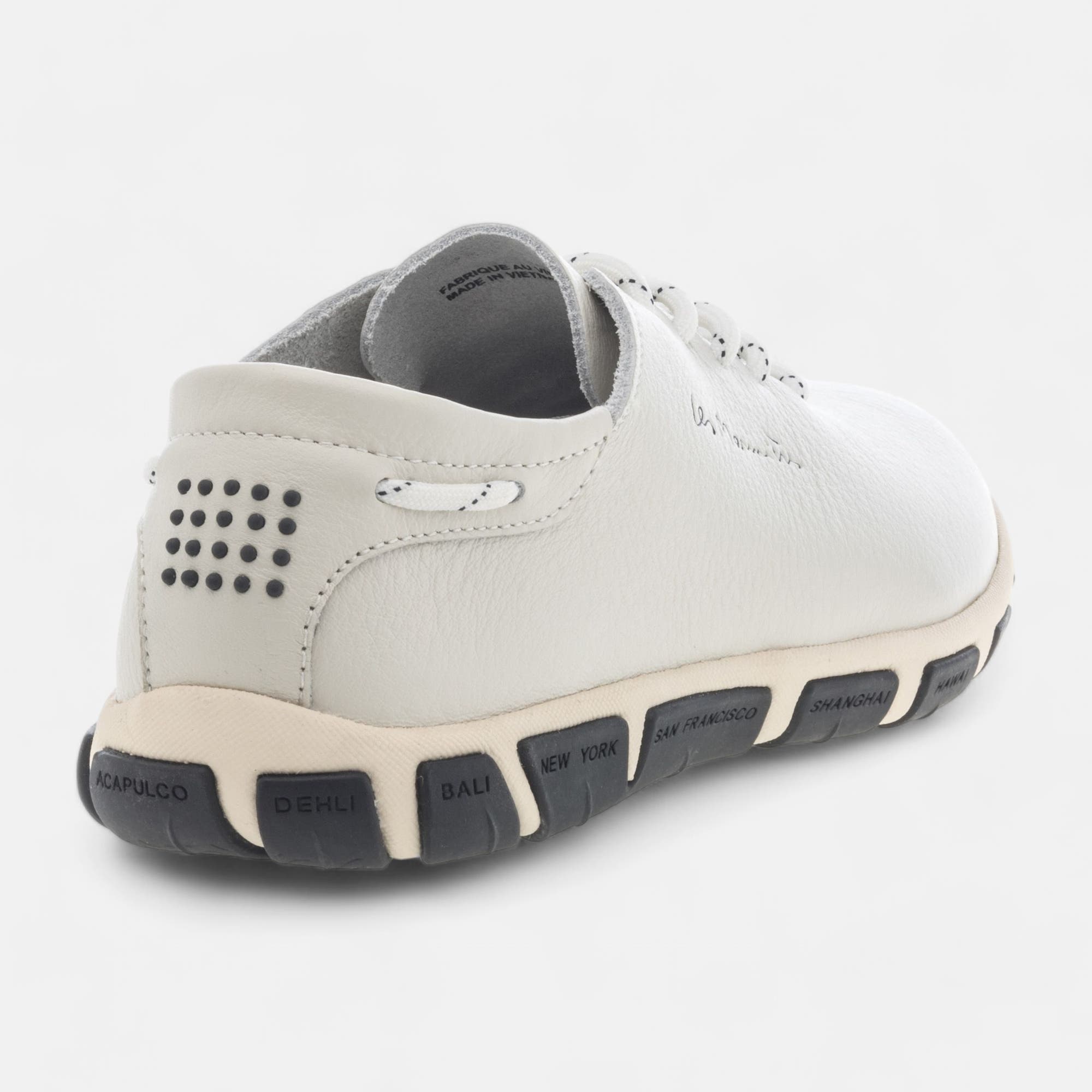 Baskets basses Femme en cuir blanc