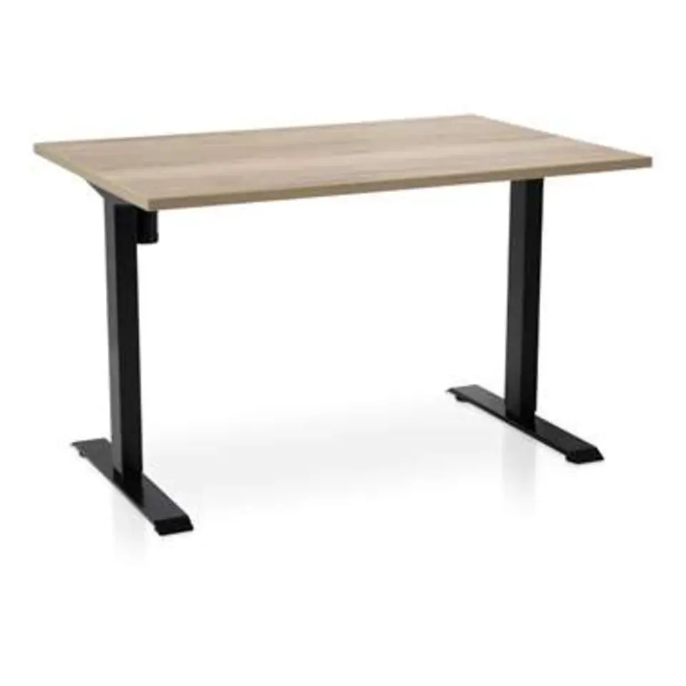 MRC EASY elektrisch ARBO zit-sta bureau - 120x80 cm - robuust eiken