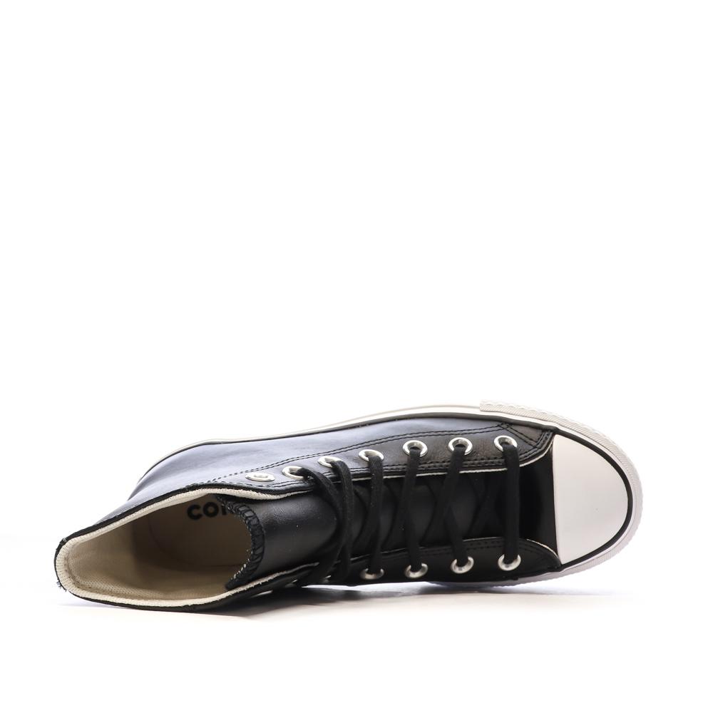 Converse Baskets Noires Converse Femme Chuck Taylor All Star Lift