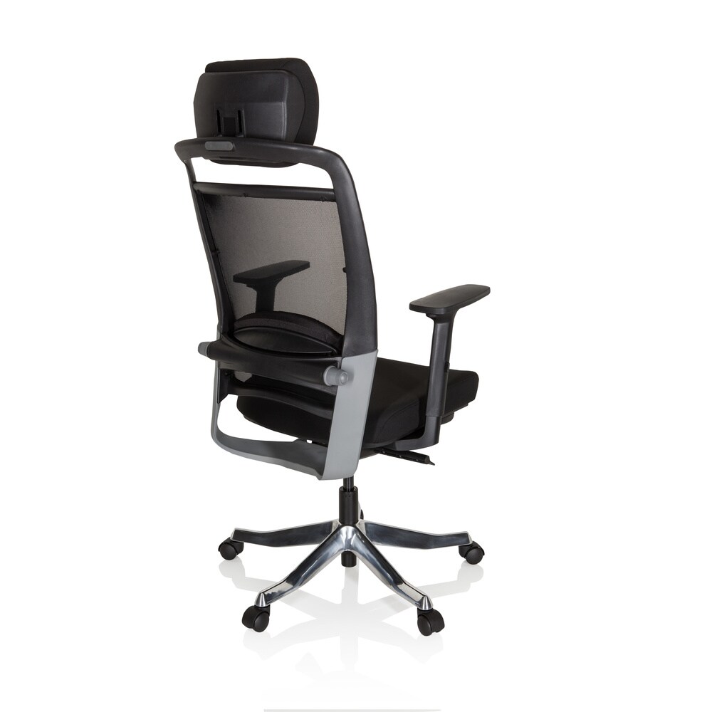 Profi Bürostuhl IKAST I Stoff/Netzstoff mit Armlehnen hjh OFFICE
