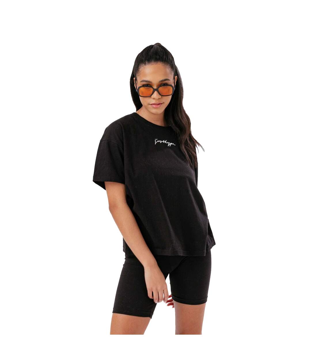 Hype - Ensemble t-shirt et short - Femme (Noir) - UTHY7776