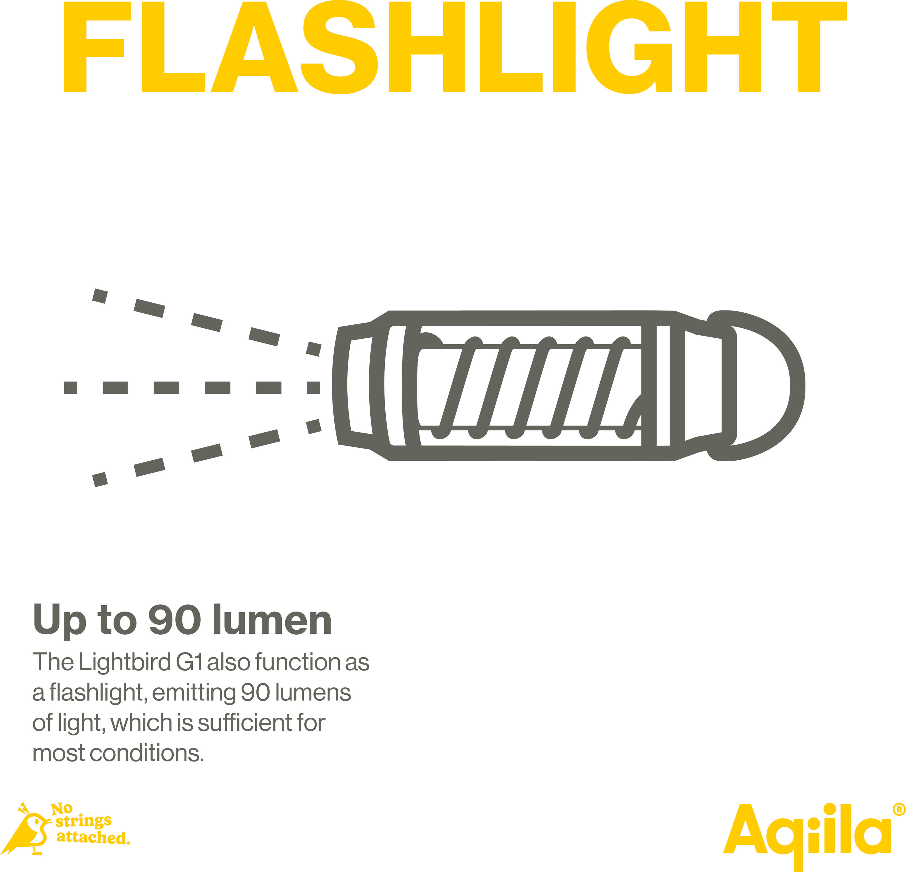 Aqiila Lightbird G1 Glowlight + Torch