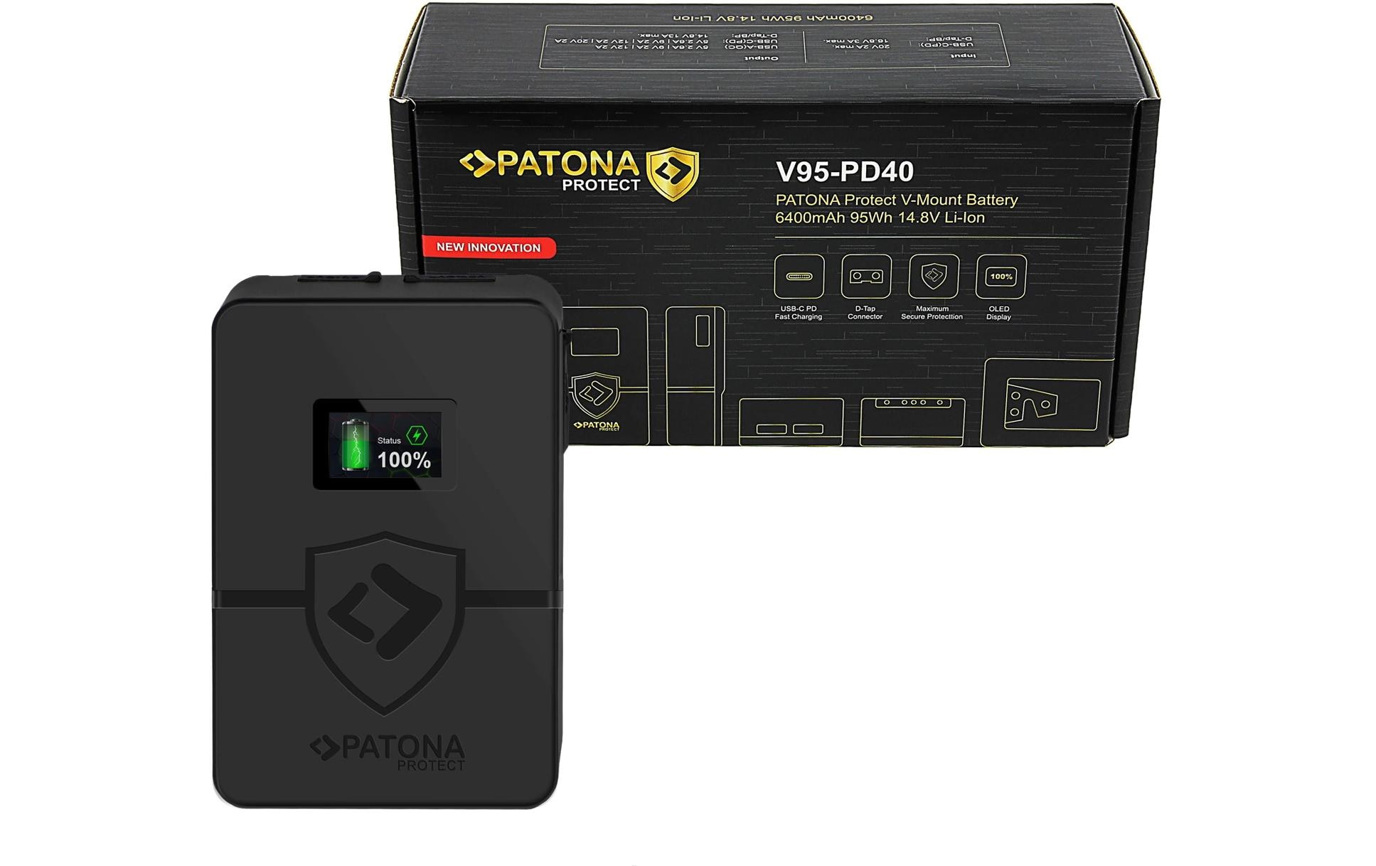 PROTECT V-Mount Akku für BP-95W PD40W<br>V-Mount Batterie