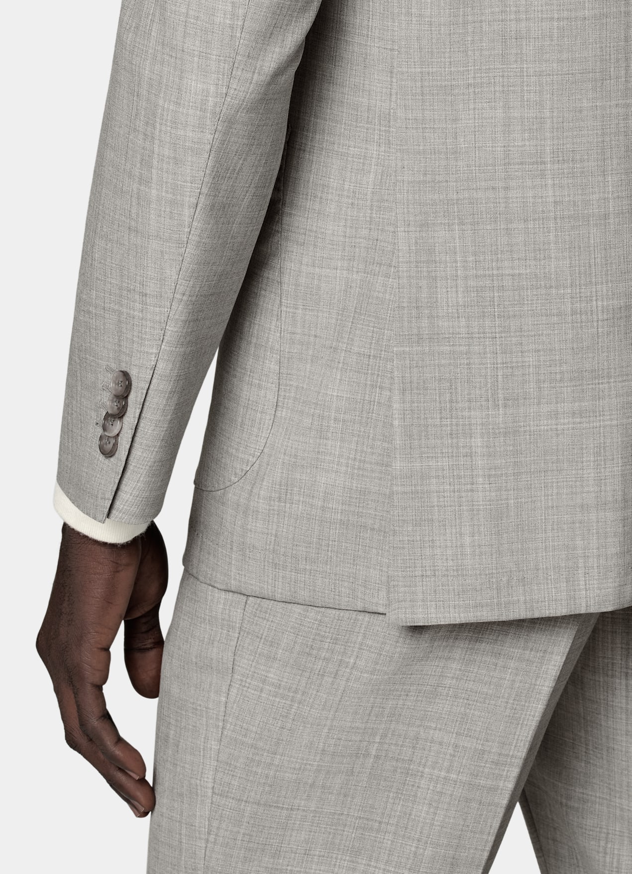 Veste de costume Havana coupe Tailored gris clair