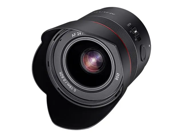 Samyang AF - Vidvinkel objektiv - 24 mm - f/1.8 FE - Sony E-mount - for Sony Cinema Line; a VLOGCAM; a1; a1 II; a6700; a7 IV; a7C; a7C II; a7CR; a7R V; a9 III