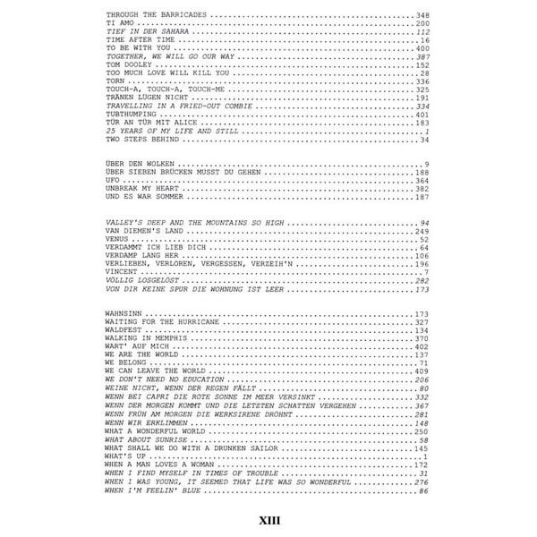 Edition Dux Das Ding 1 Kultliederbuch
