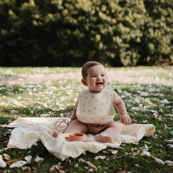 Mushie Swaddle - Bows - 120 x 120 cm