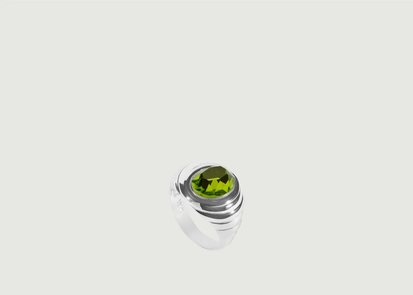 Bague Silver Naked Crystal Wilhelmina Garcia
