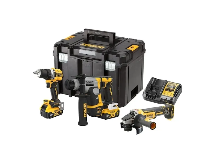 Batteridrevet sæt Combo DCD800 DCH172 DCG405 18V Li-Ion 2x5,0Ah, XR, TSTAK VI, DeWalt [DCK355P2T-QW]