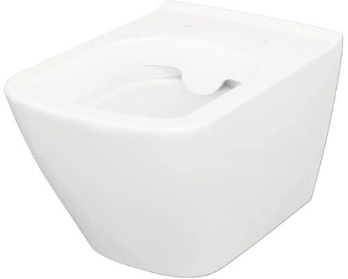 Cersanit City Square wandclosetset, randloos, glanzend wit, met toiletzitting, pneumatisch inbouwreservoir SZWZ1008566282