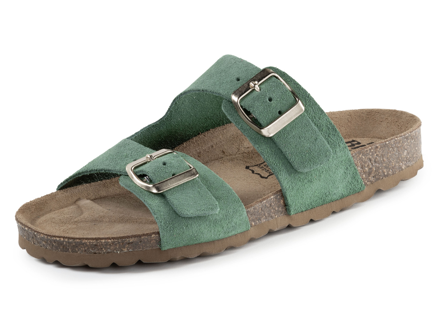 ELENA EDEN Pantolette aus weichem Veloursleder