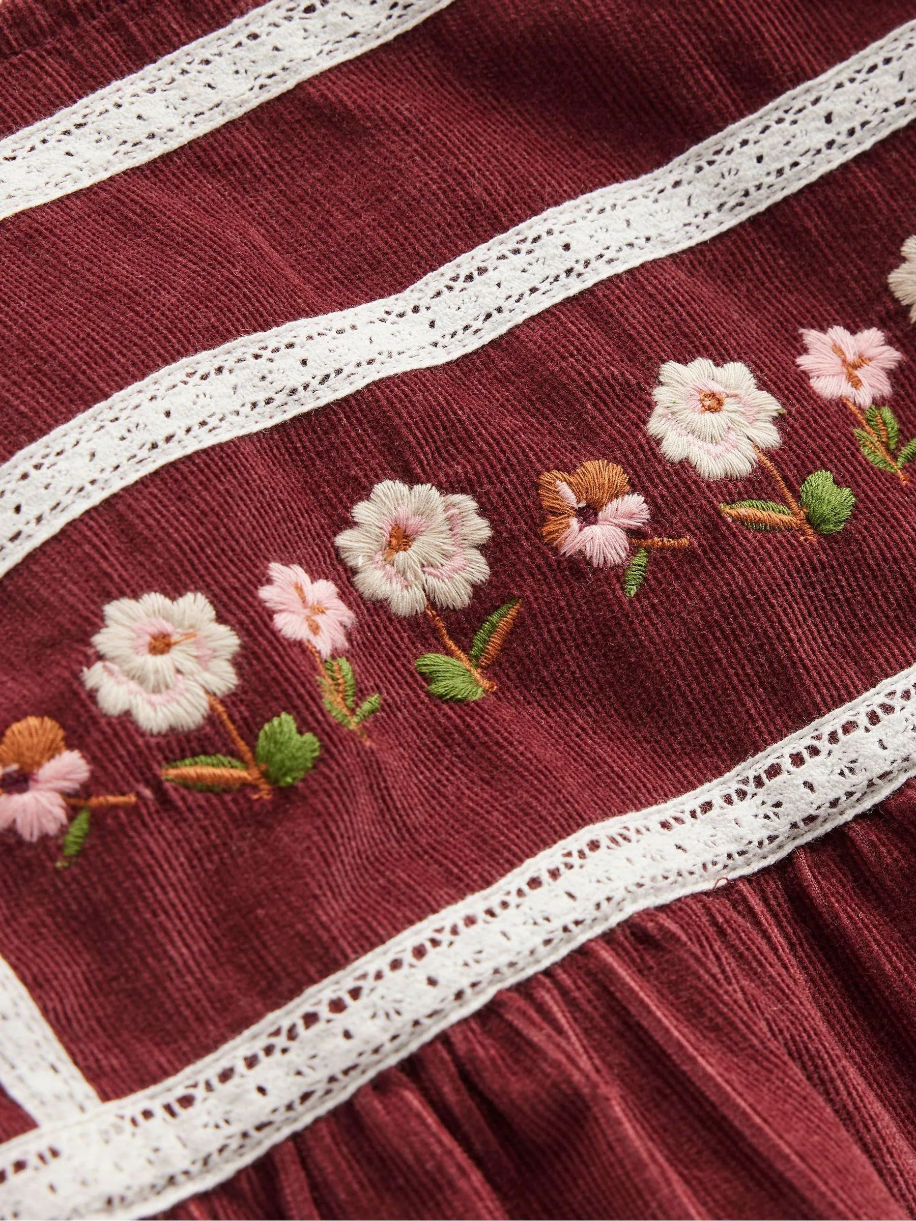 Boden Embroidered Lace Top