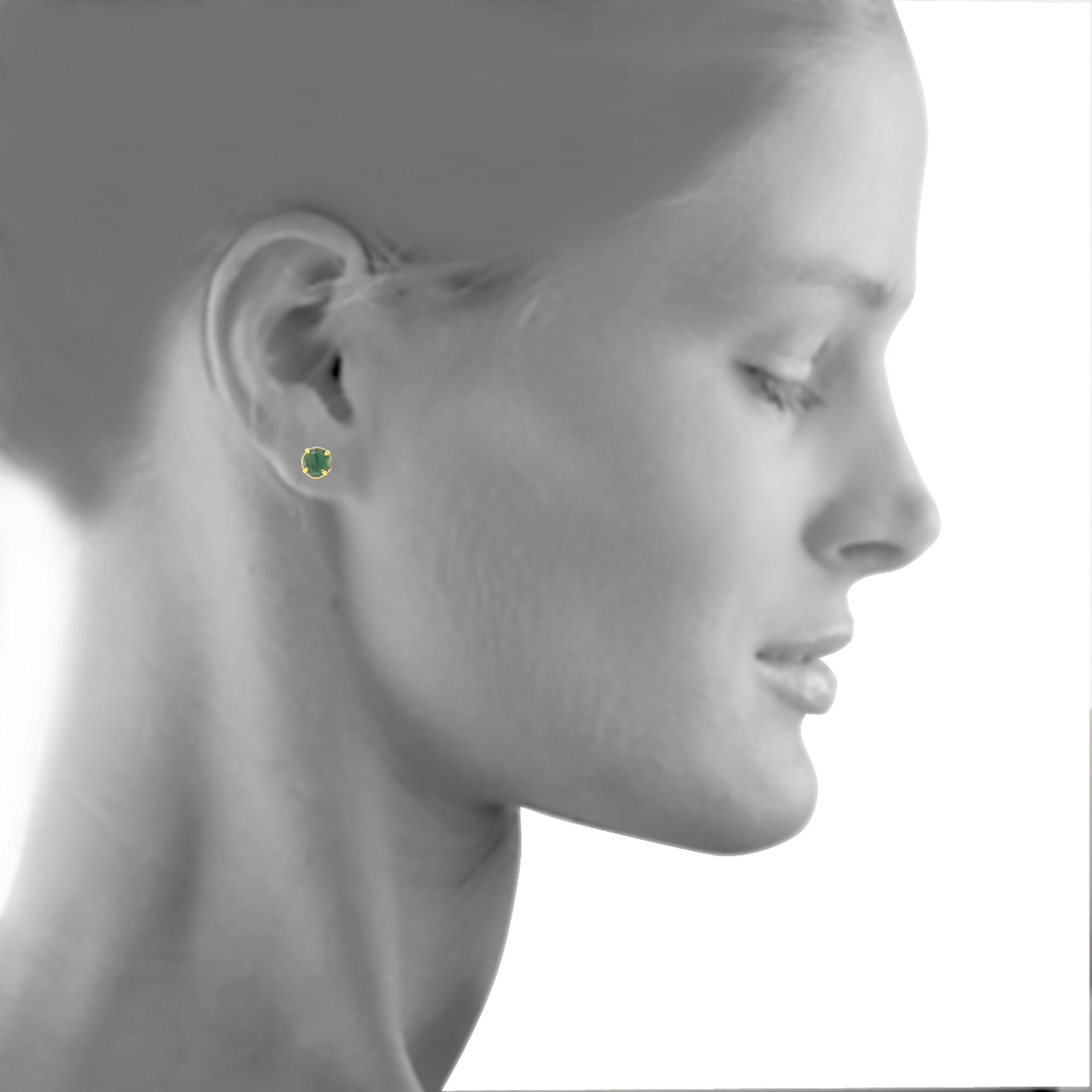 Fascination by Ellen K. Ohrringe Gold 333 Smaragd 5mm