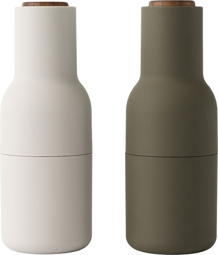 Audo Copenhagen Bottle Grinder, Hunting Green/Beige Grøn & beige