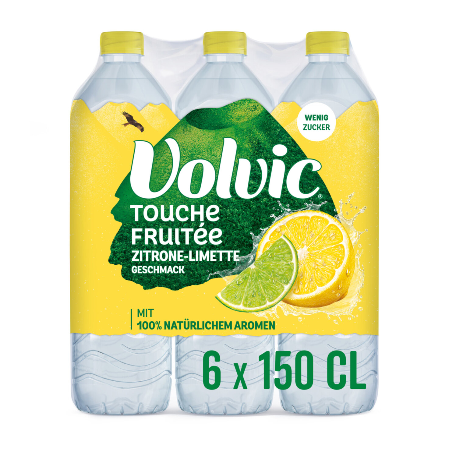 Volvic Touche Fruitée Zitrone Limette 1.5l