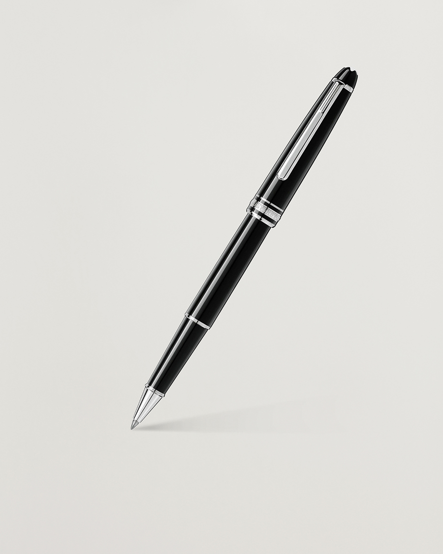 Montblanc 163 Classique Meisterstück Rollerball Pen Platinum Line