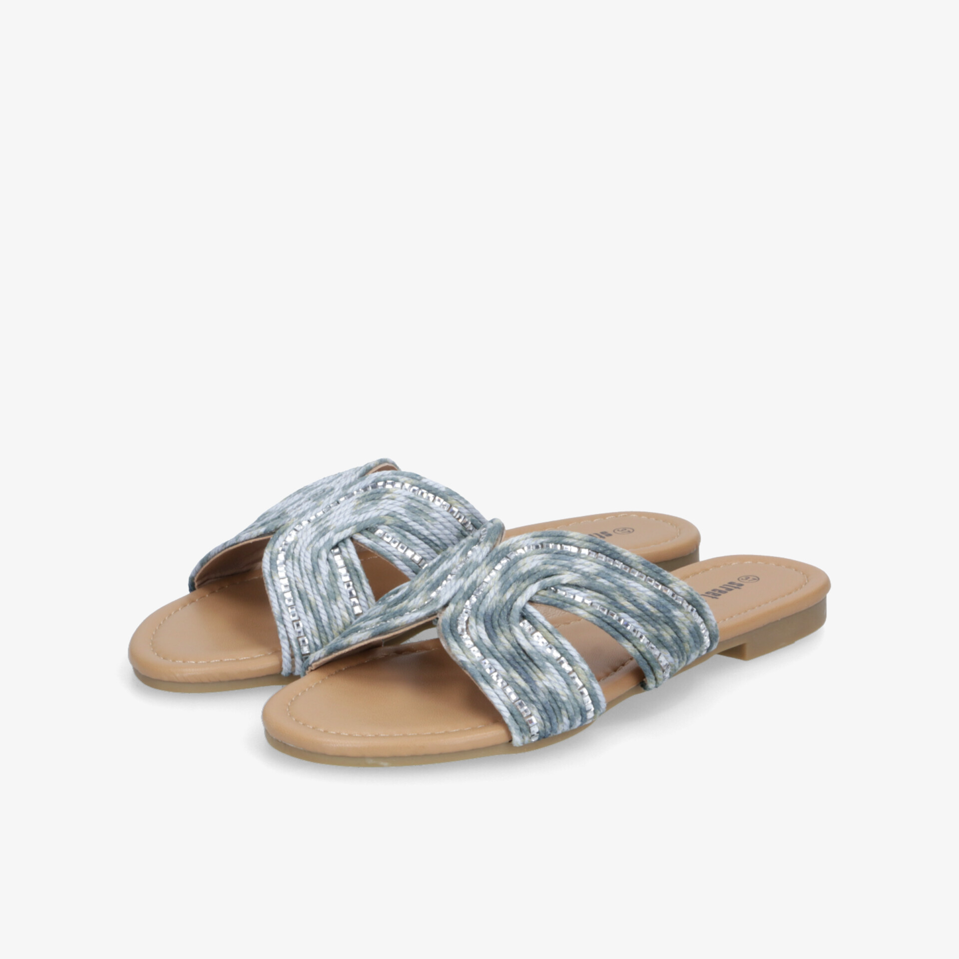 street shoes Damen Pantoletten blau
