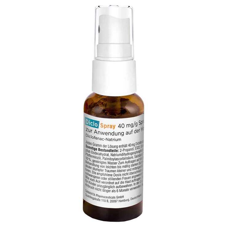 DicloSpray 40 mg/g zur Anwendung auf der Haut, 25 g