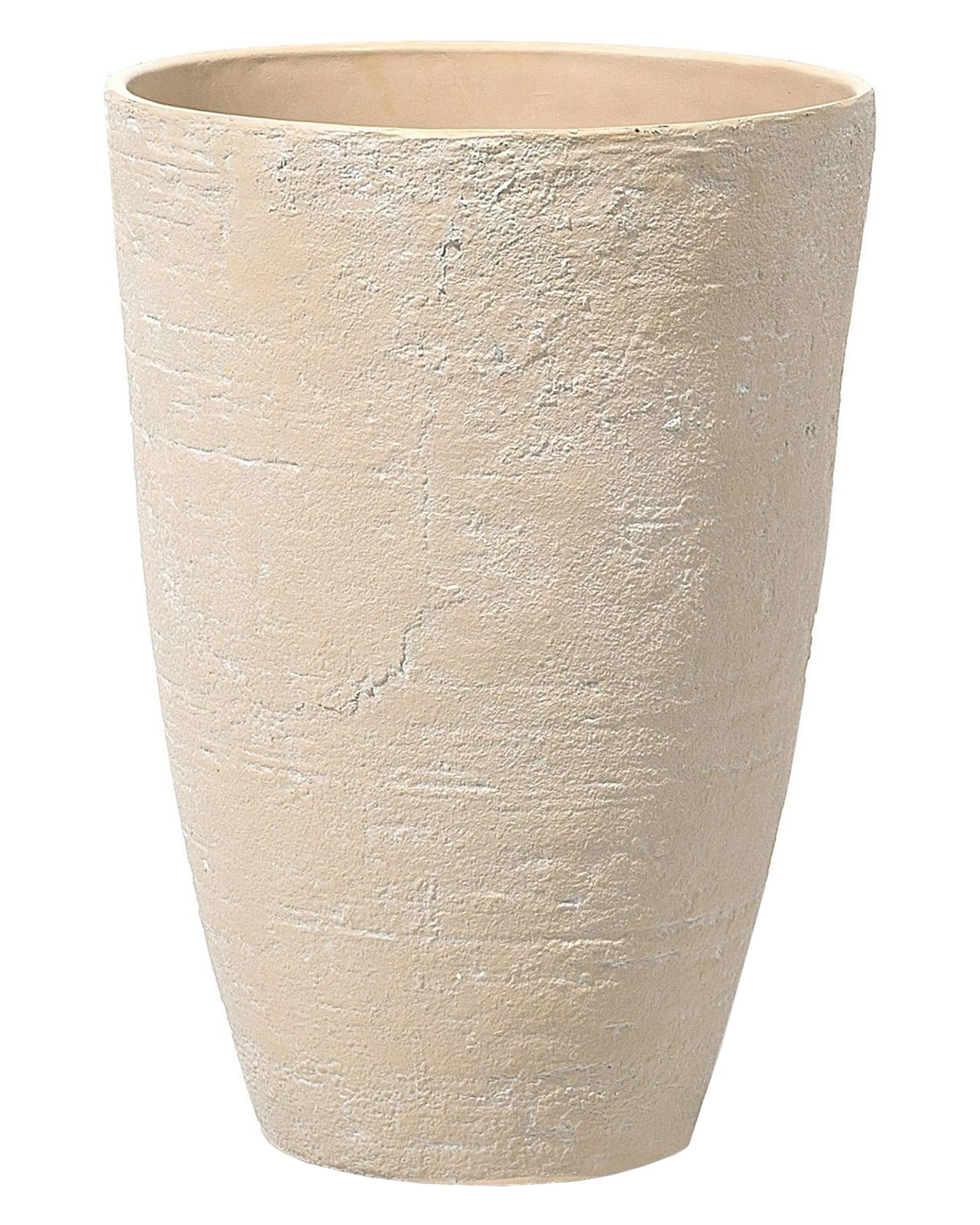 Set van 2 bloempotten CAMIA 43 cm Beige