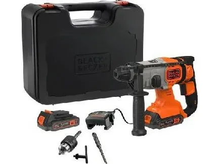 BLACK   DECKER cordless combination hammer BCD900E2K, 18Volt, rotary hammer