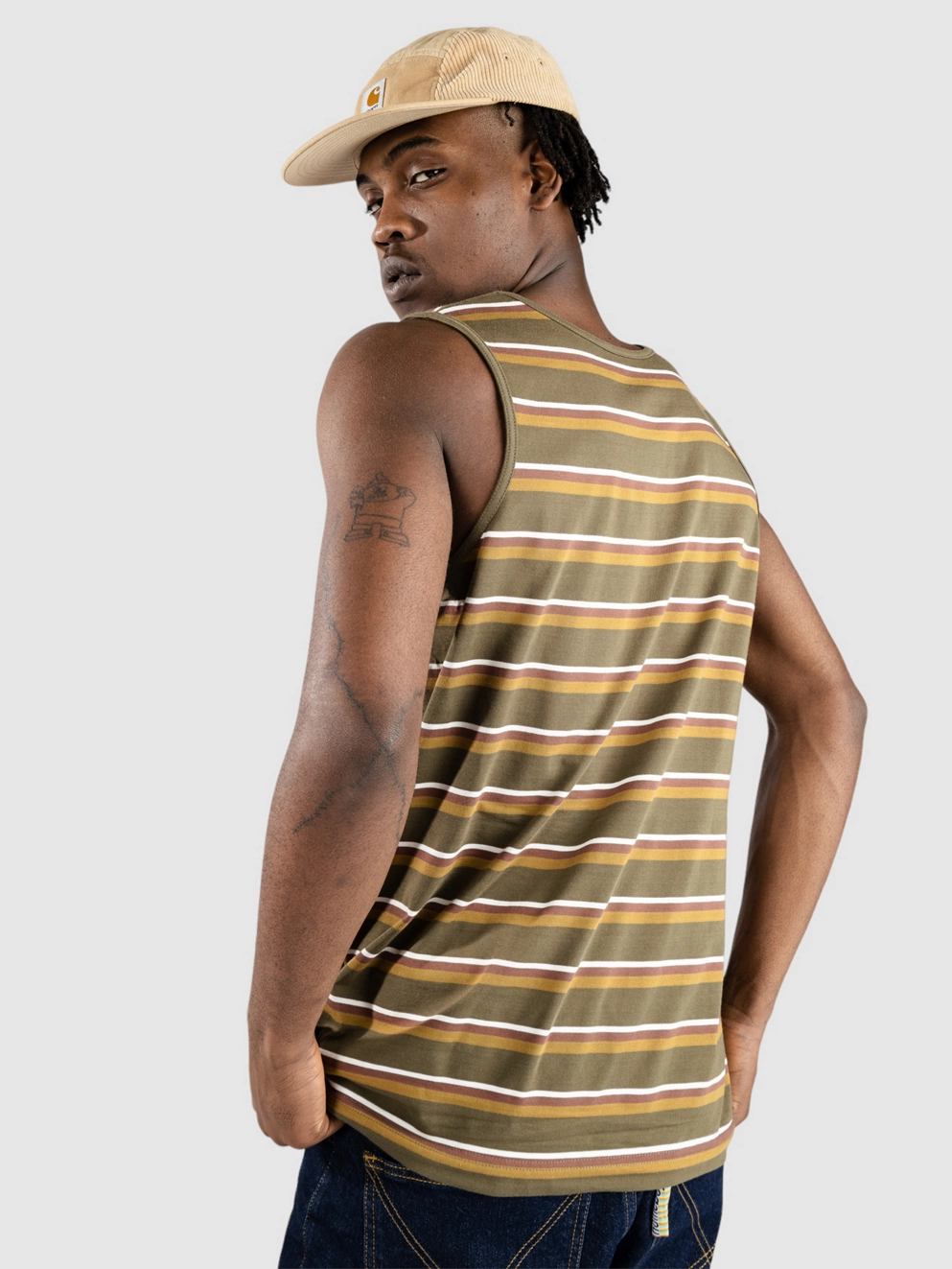 Coal Whatcom Tank Tank Top darkolive cappuc egret