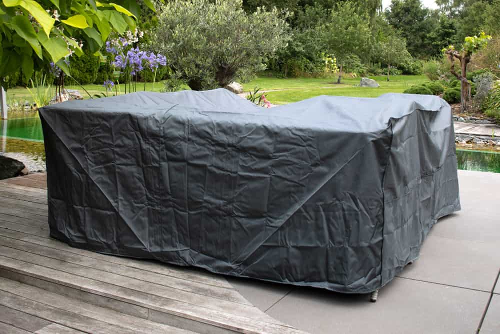 Rechteckige Schutzhaube PRESTIGE PROTECT 320cm anthrazit Abdeckung wetterfest