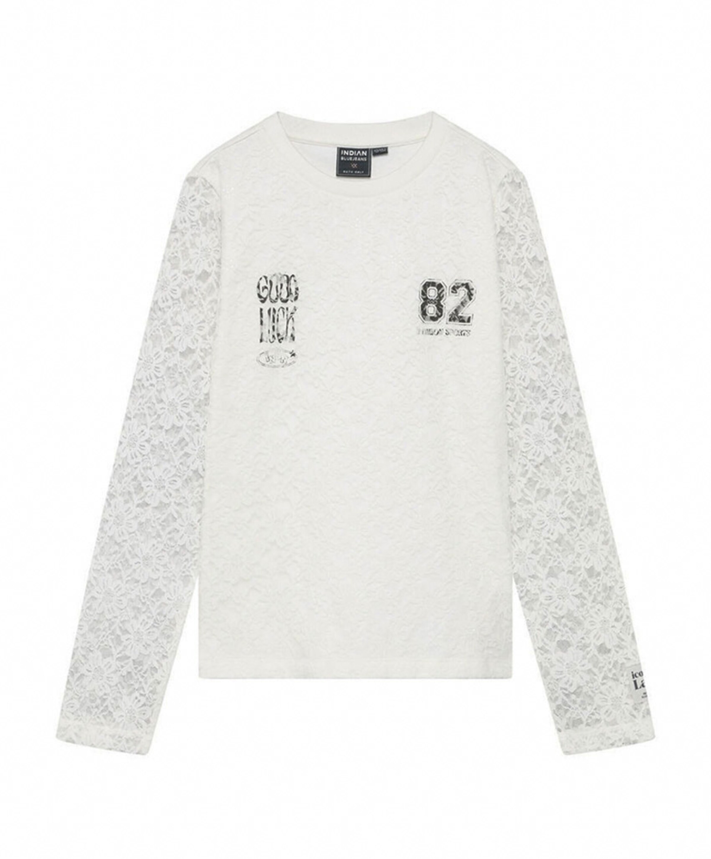 Indian Blue Jeans Meisjes longsleeve wit