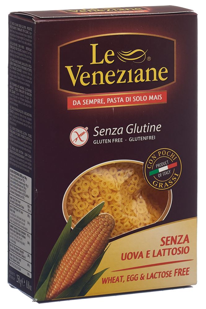 LE VENEZIANE Teigwaren Anellini<br>250 g, aus Mais glutenfrei