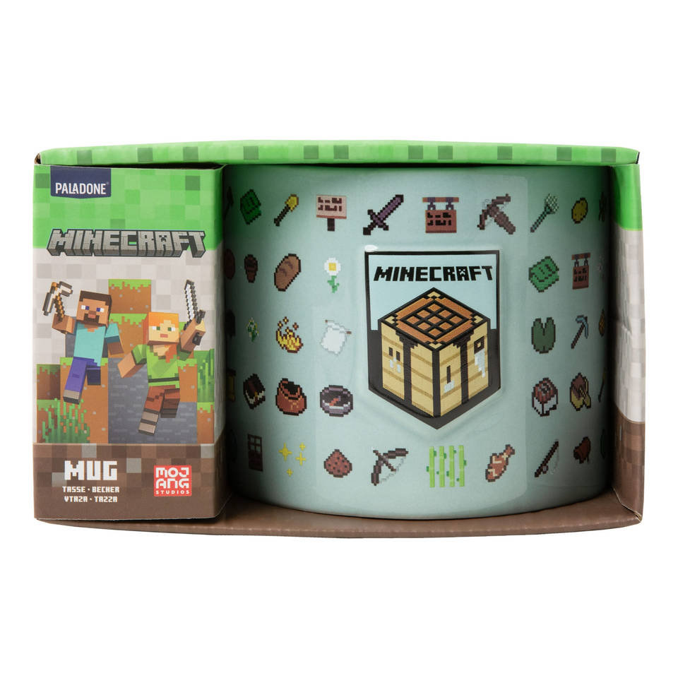 Minecraft reliëfmok - 400 ml