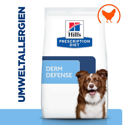 Hill's VET Hundefutter Prescription Diet Derm Defense Huhn 12kg