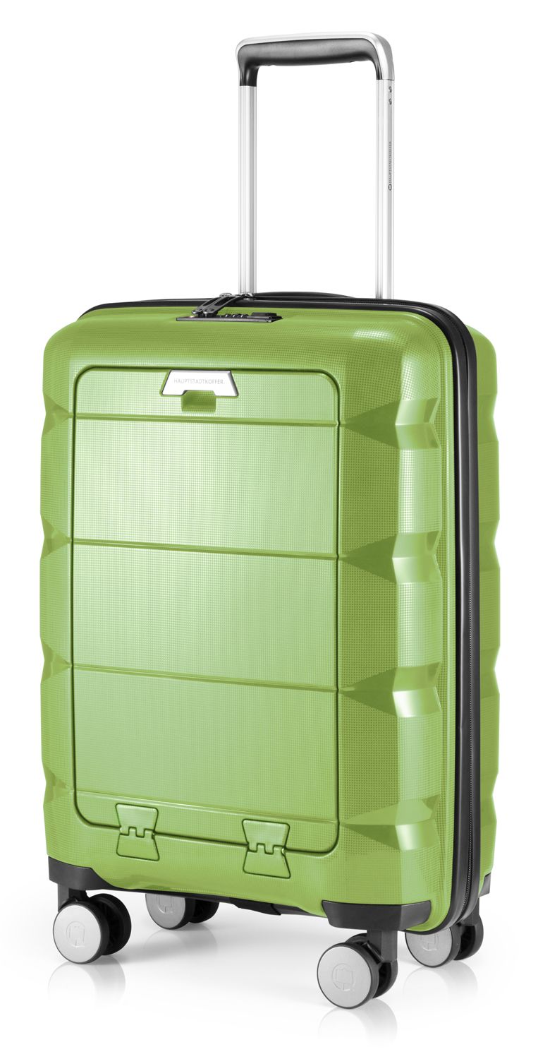 Britz - mala de mão rígida com rodinhas, aprovada pela TSA, 55 cm, 34 litros, verde escuro