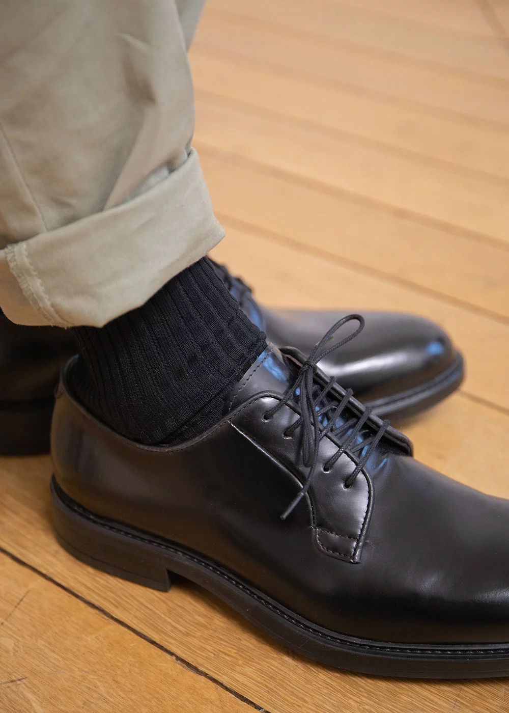 DERBY TRISTANO CUIR NOIR