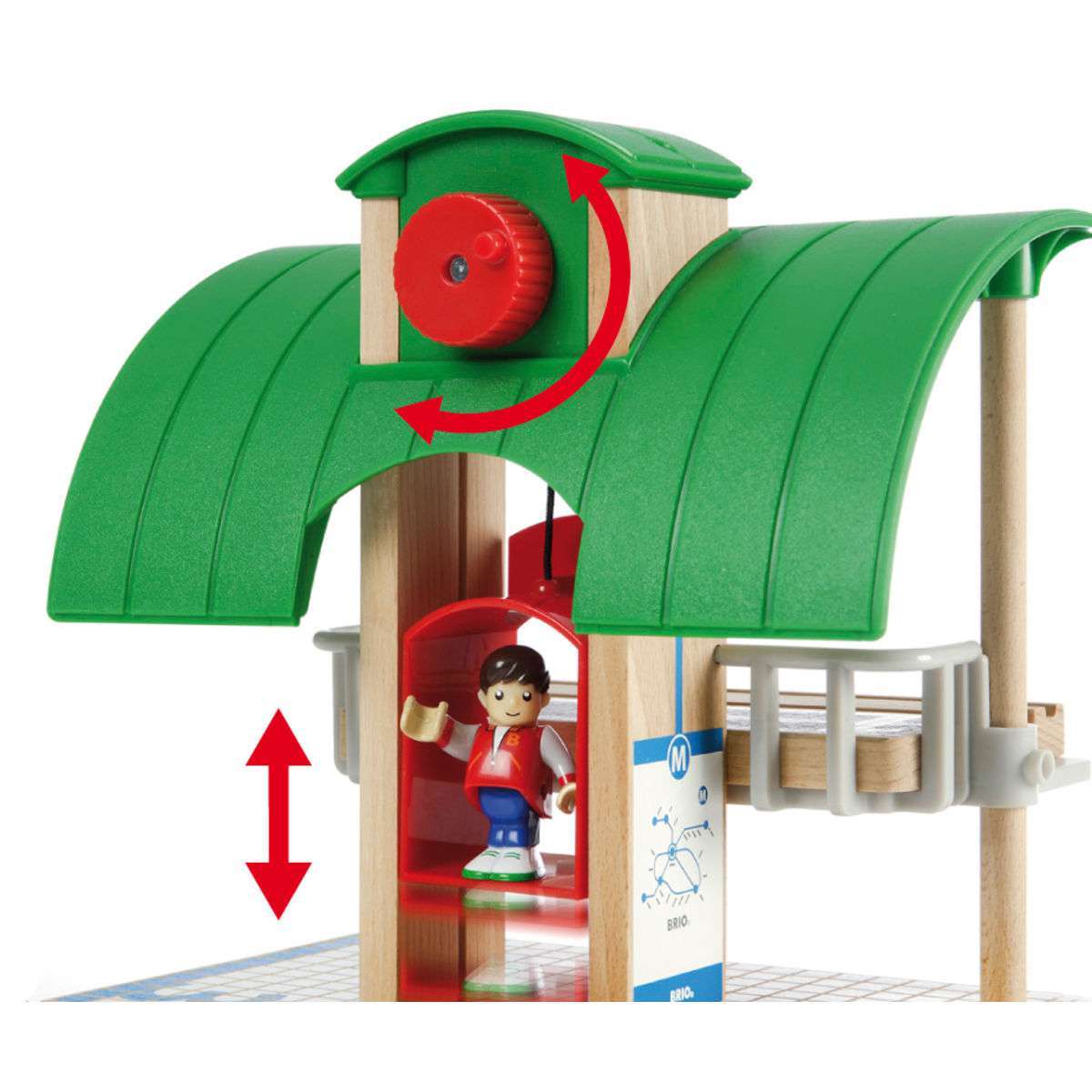 BRIO Spiel Straßen & Schienen Bahn Set Deluxe