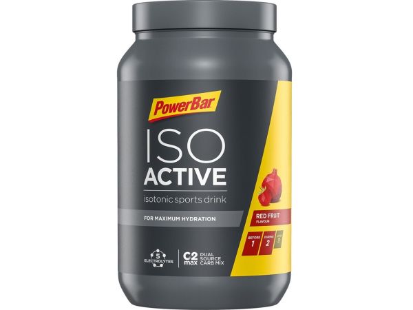 PowerBar IsoActive Elektrolyt Sportsdrik, Red Fruit, 1.320g