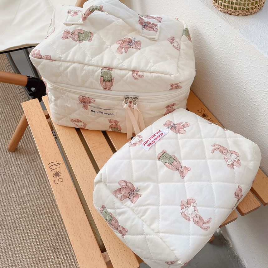 ZenlyHabit - Bear Fabric Make-uptas / Organizertas / Etui