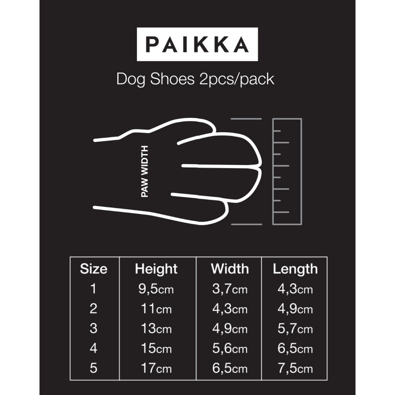 Paikka Hundeschuhe XXL