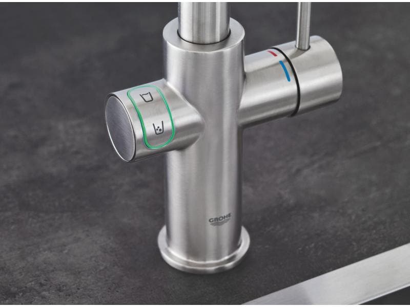 GROHE Küchenarmatur Blue Home L-Auslauf, Starter Kit, Super Die frischste Wasserquellen