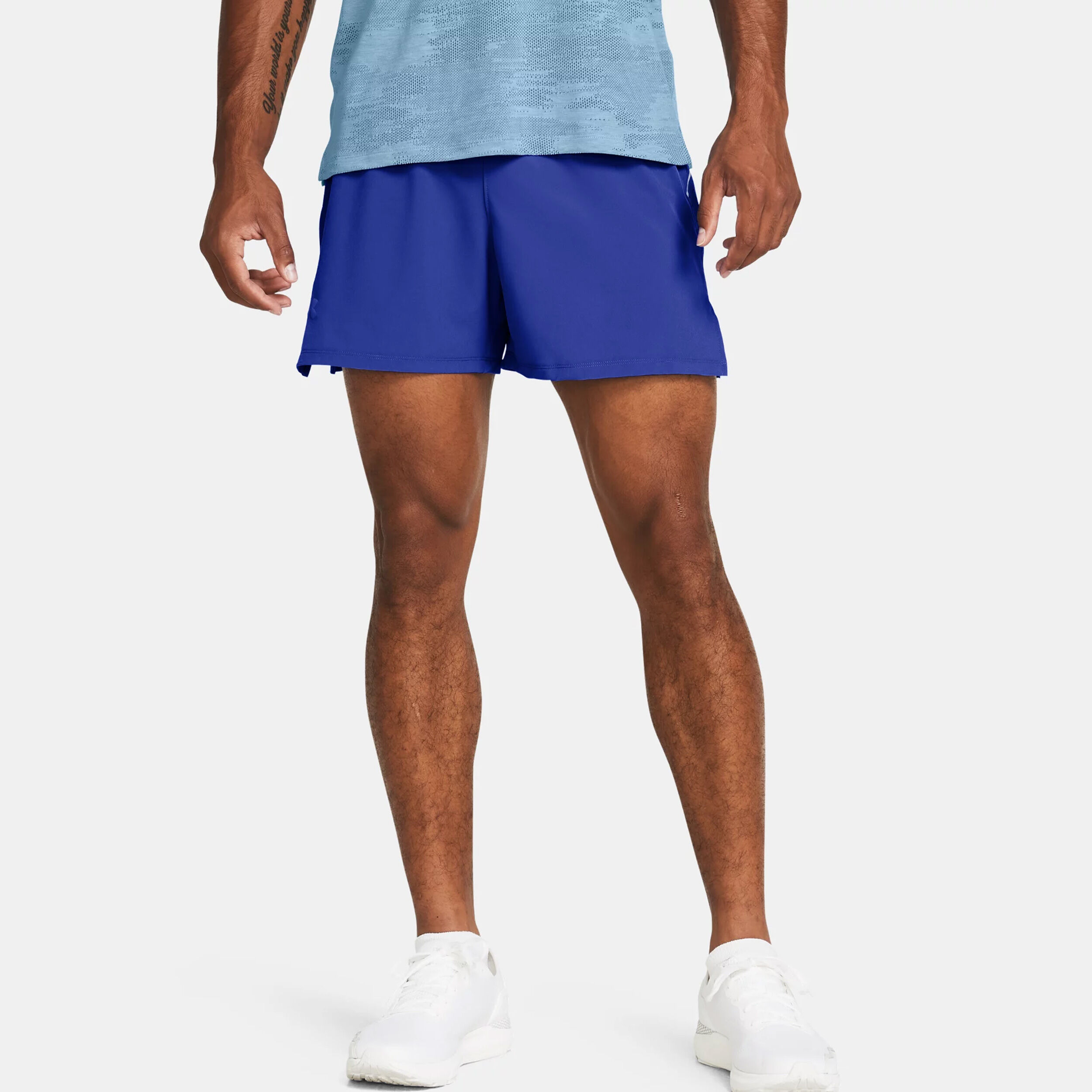 Under Armour Launch Elite 7in Shorts Hommes - Bleu