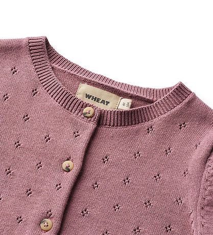 Wheat Cardigan - Strik - Maia - Lavender Dawn m. Hulm?nster