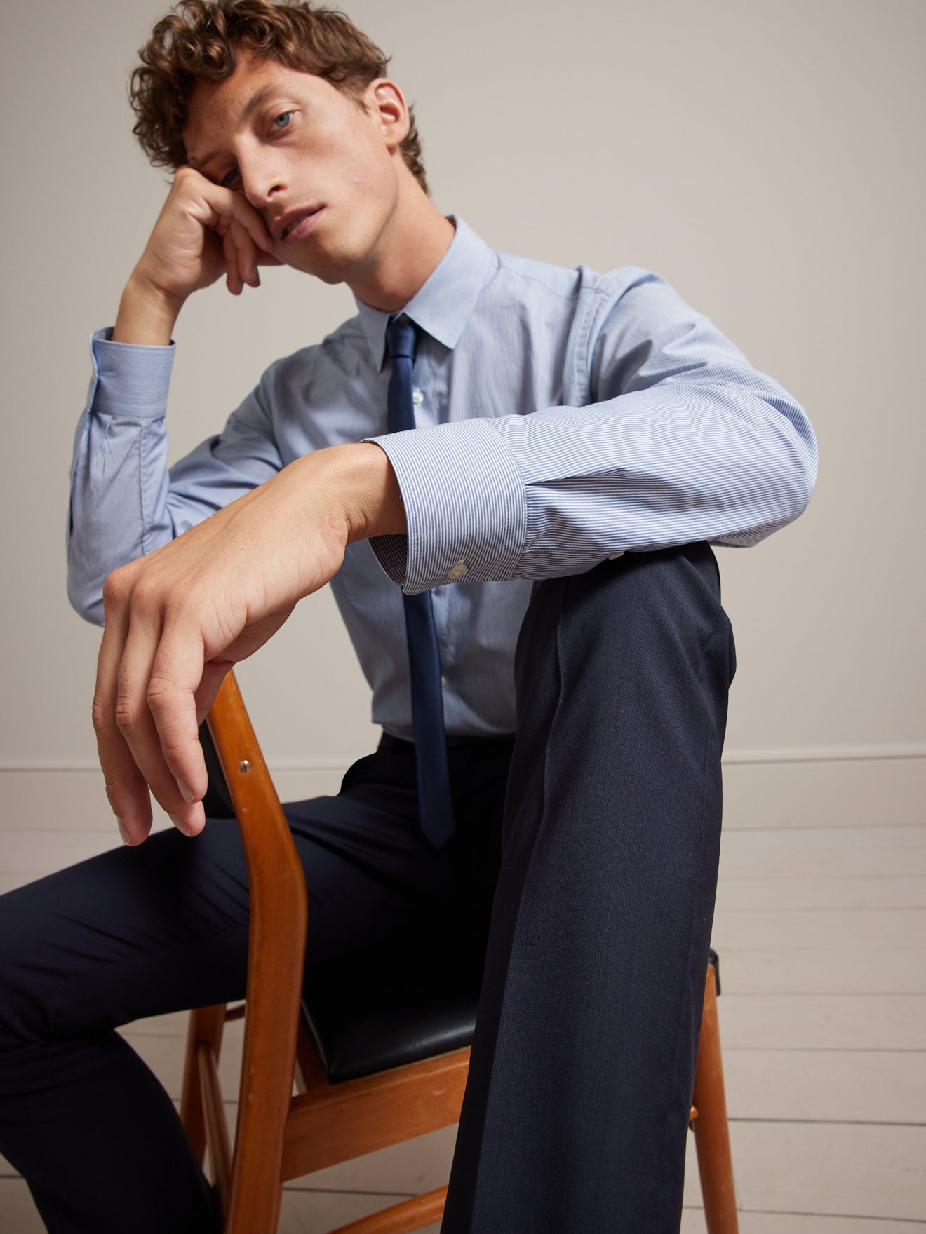 Chemise rayée regular fit homme non iron