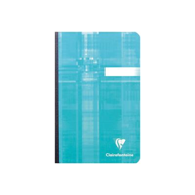 Clairefontaine - Carnet broché 11 x 17 cm - 192 pages - petits carreaux (5x5 mm) - disponible dans différentes couleurs