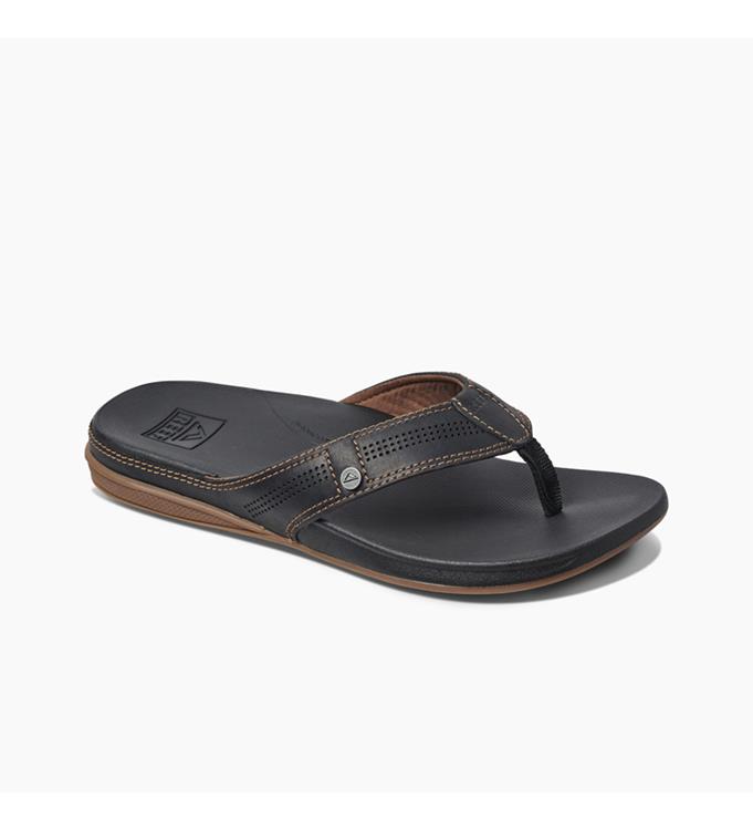Reef CUSHION BOUNCE LUX BLACK/BROWN Teenslippers