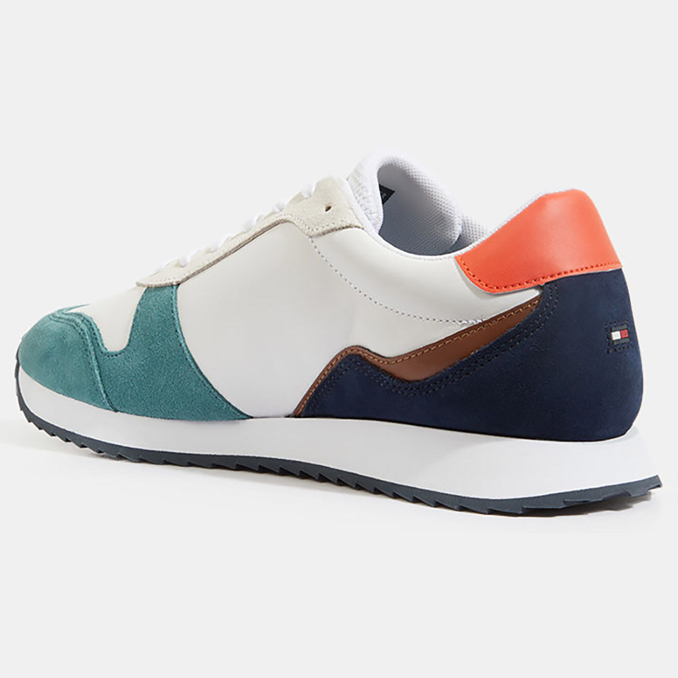Tommy Hilfiger Baskets en Cuir Running Evo multicolores