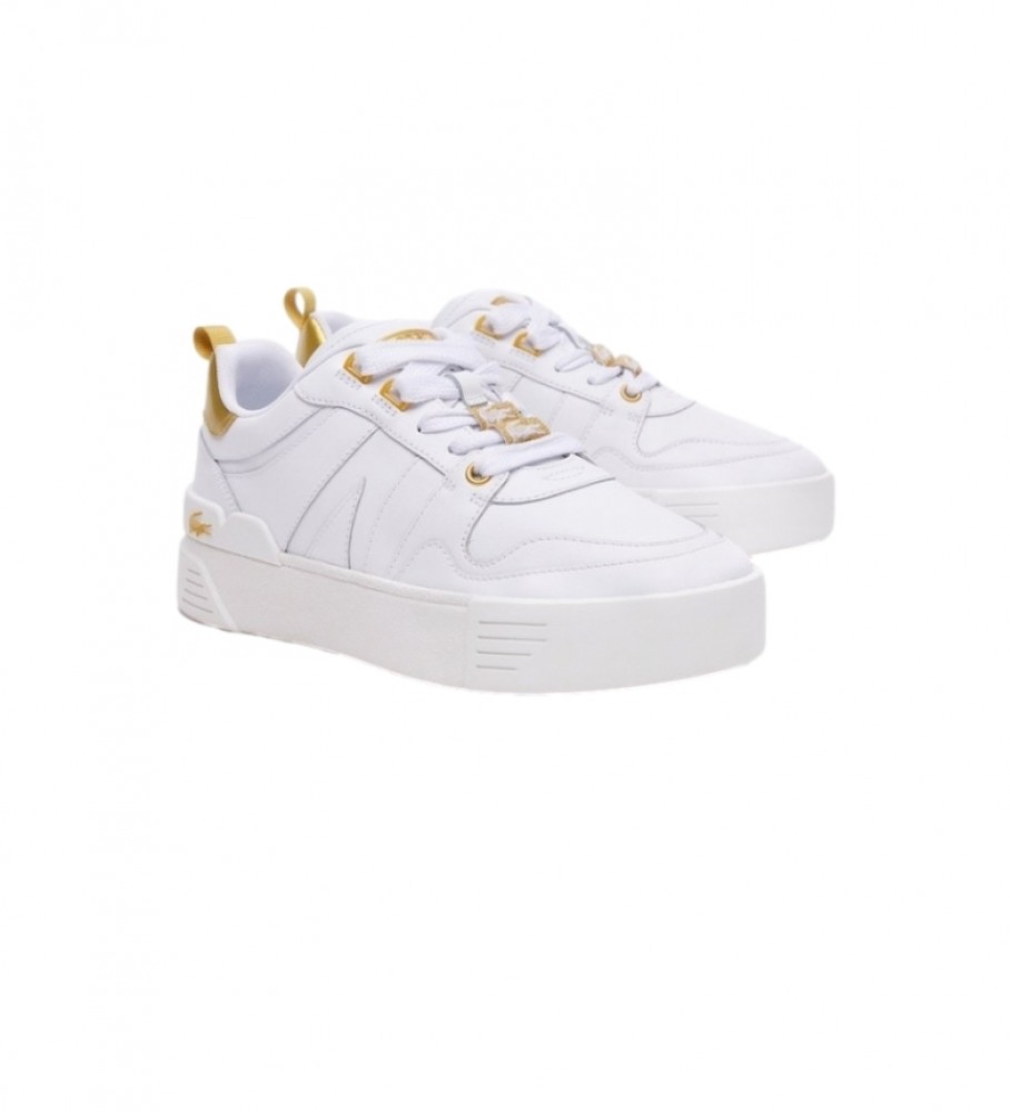 Tênis Lacoste de couro L002 branco