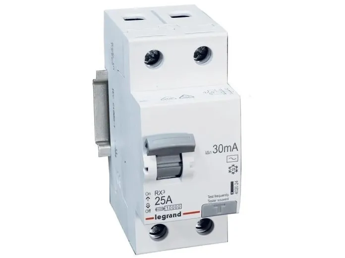 Legrand Residual current circuit breaker 2P 25A 0,03A type AC RX3 (402024)