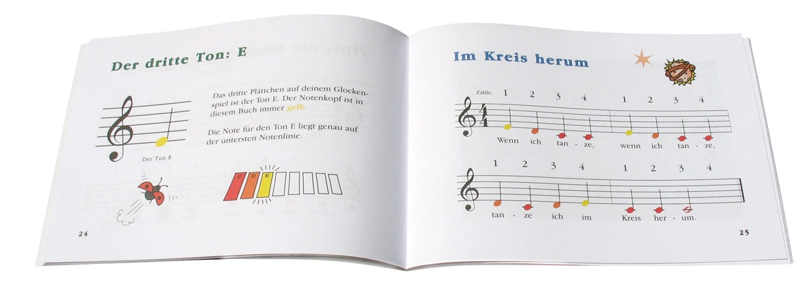 Metallophon-Set BUNTES GLOCKENSPIEL 4-teilig